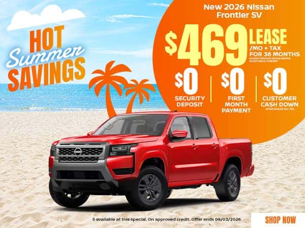 New 2026 Nissan Frontier SV