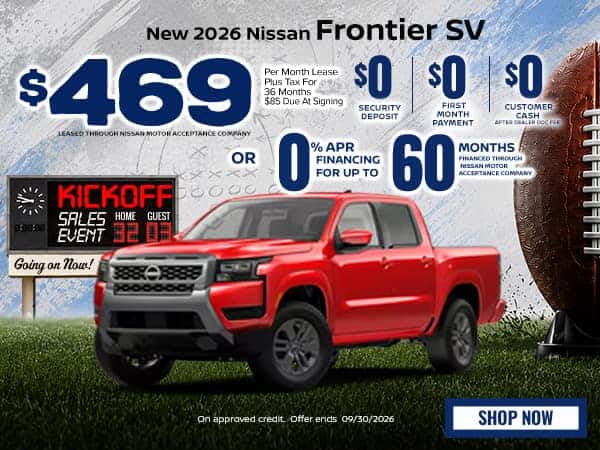 New 2026 Nissan Frontier SV