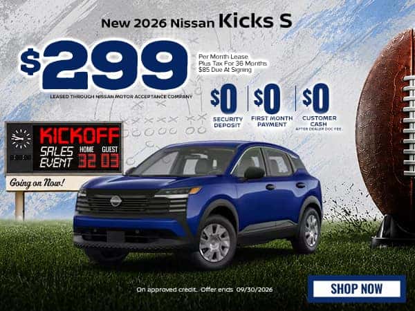 New 2026 Nissan Kicks S