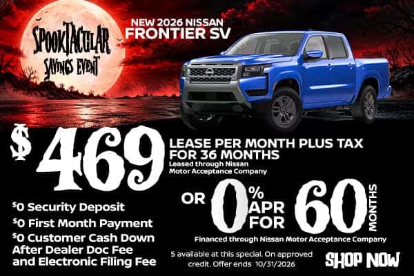 New 2026 Nissan Frontier SV