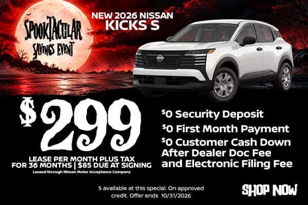 New 2026 Nissan Kicks S