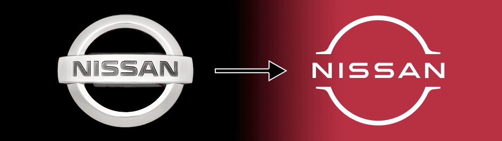 Nissan Logo Transition