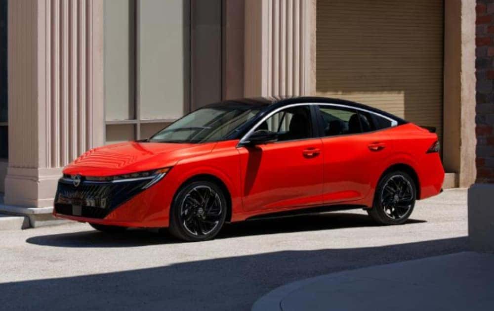 Energetic Ember with a Super Black roof Nissan Sentra 2026