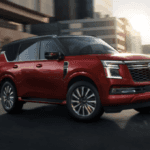 2026 Nissan Armada in Radiant Red