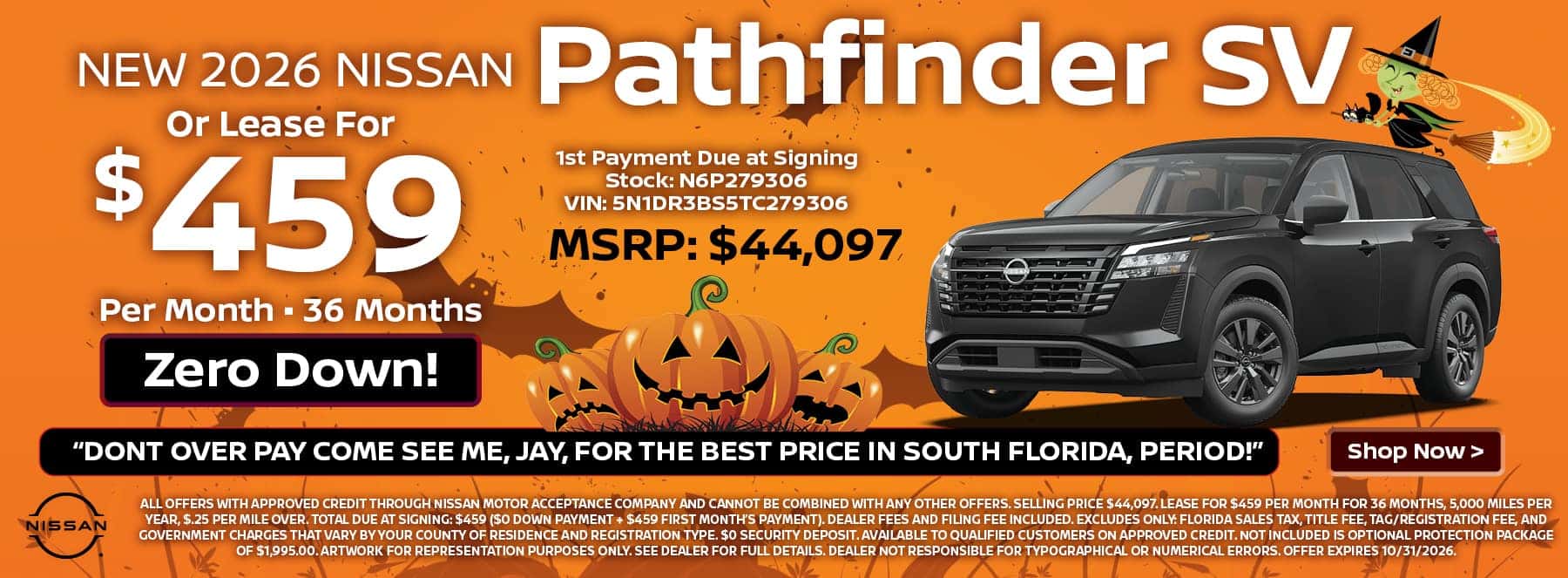 Nissan of Fort Pierce October Specials