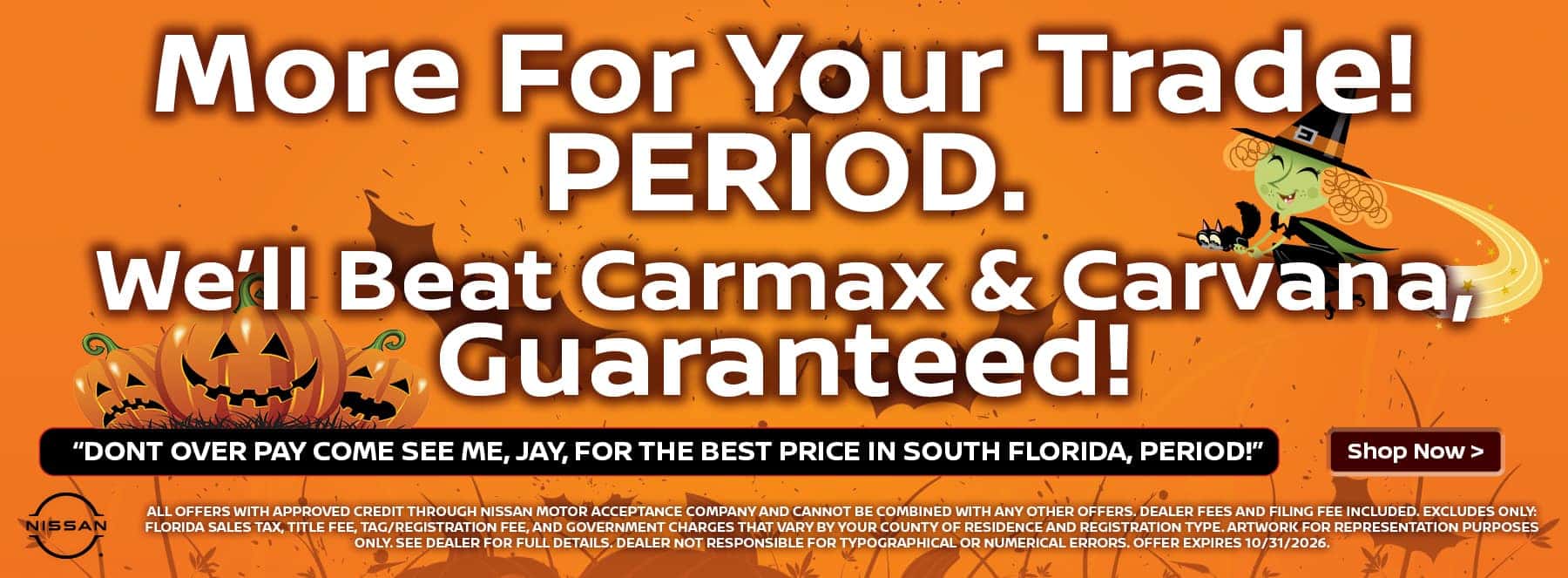 Nissan of Fort Pierce October Specials