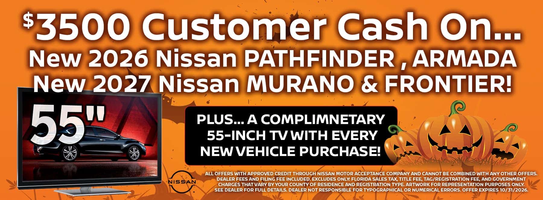 Nissan of Fort Pierce October Specials