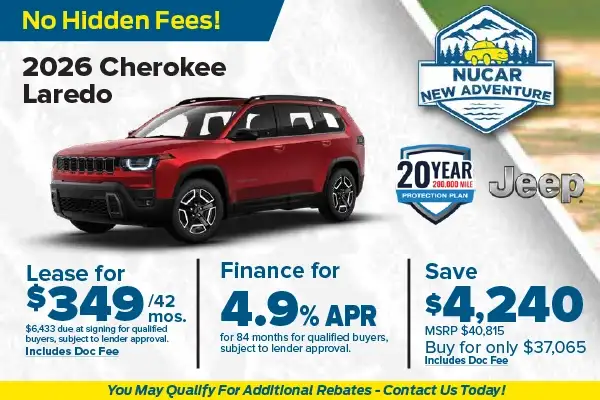 New 2026 Jeep Cherokee Laredo
