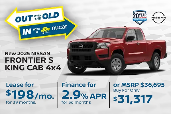 New 2025 Nissan Frontier S King Cab 4X4