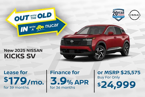 New 2025 Nissan Kicks SV