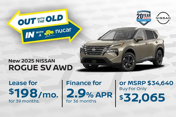 New 2025 Nissan Rogue SV AWD