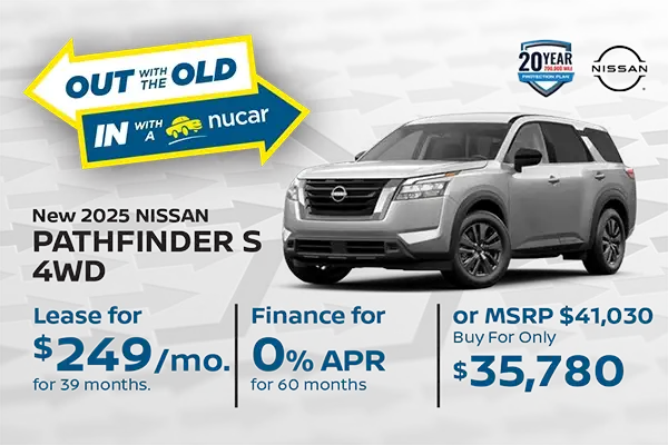 New 2025 Nissan Pathfinder S 4WD