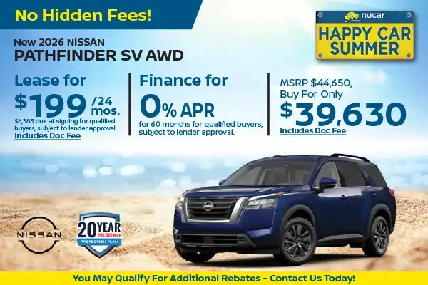 New 2026 Nissan Pathfinder SV AWD