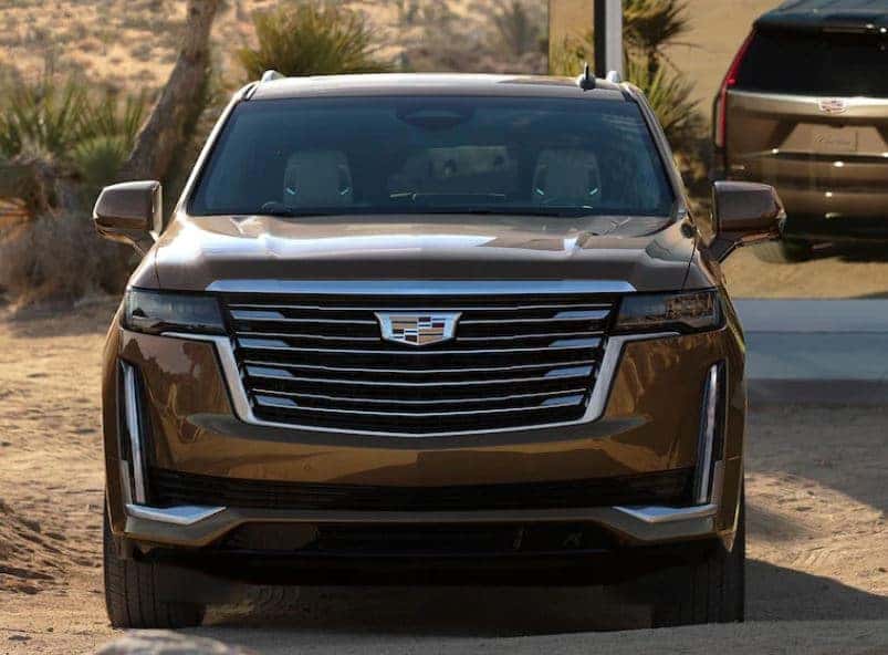Brown Cadillac Escalade