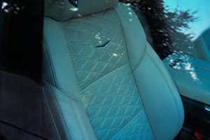 Premium leather seats in the 2025 Cadillac Escalade, designed for ultimate comfort and luxury.