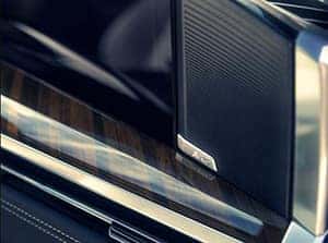 Premium sound system in the Cadillac Escalade, delivering immersive, high-fidelity audio for an unparalleled listening experience.