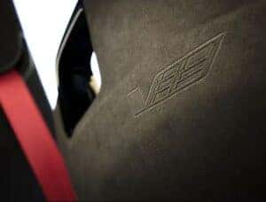 2025 Cadillac CT4-V interior showcasing sueded microfiber accents for a refined, performance-inspired look.