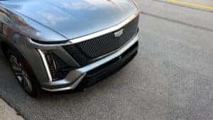 Top-down view of the 2026 Cadillac Vistiq all-electric SUV highlighting modern design elements