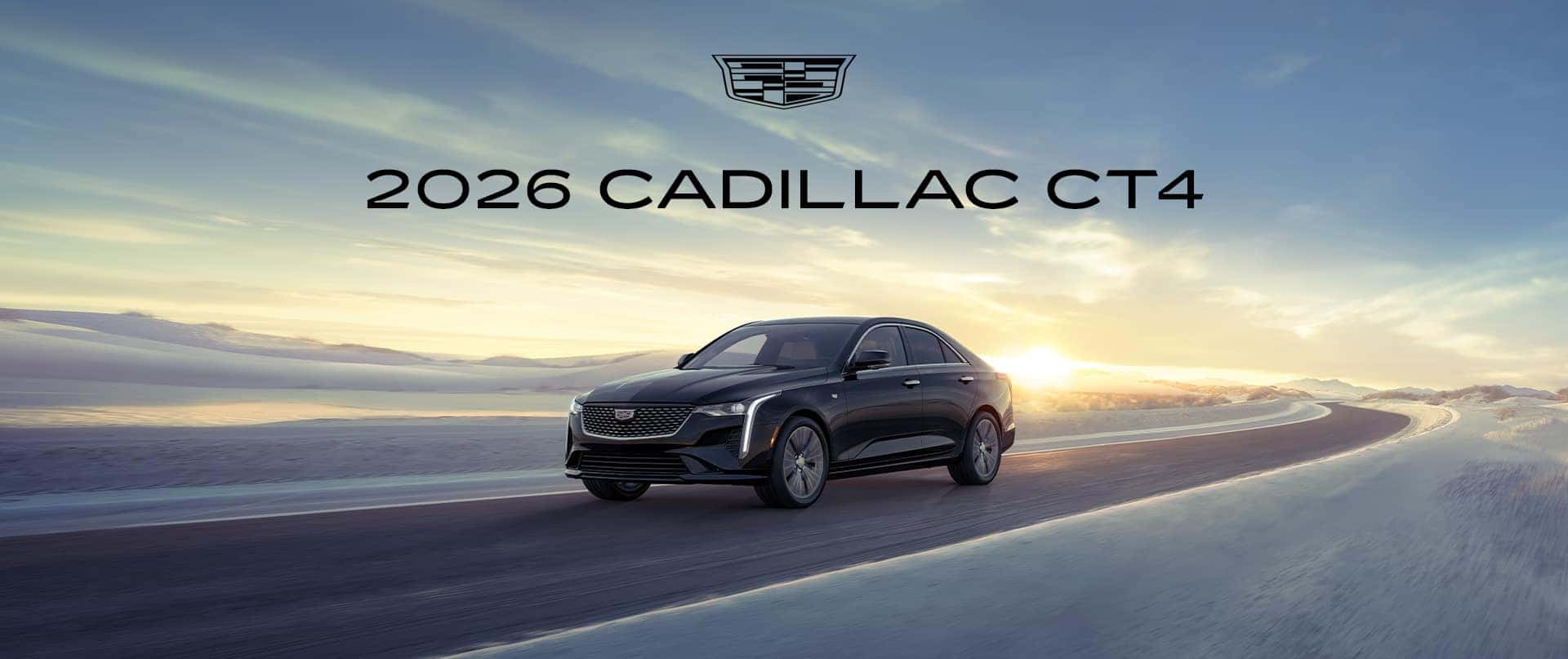 2026 Cadillac CT4 luxury sport sedan at Patrick Cadillac dealership