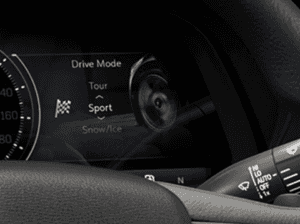 Cadillac CT4 driver mode selector dial for adjusting driving modes