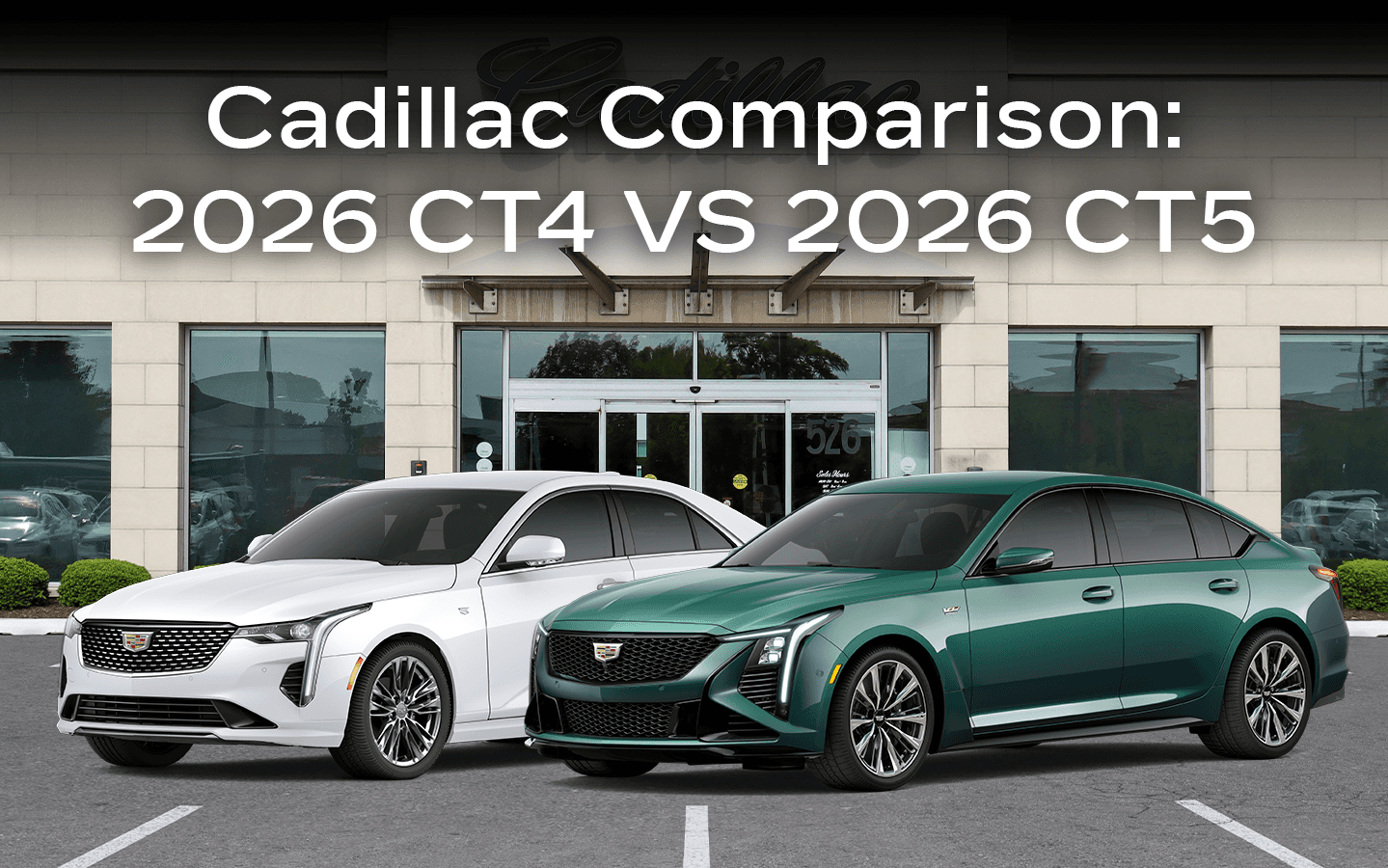 2026 Cadillac CT4 vs CT5: Size, Performance & Features | Patrick Cadillac