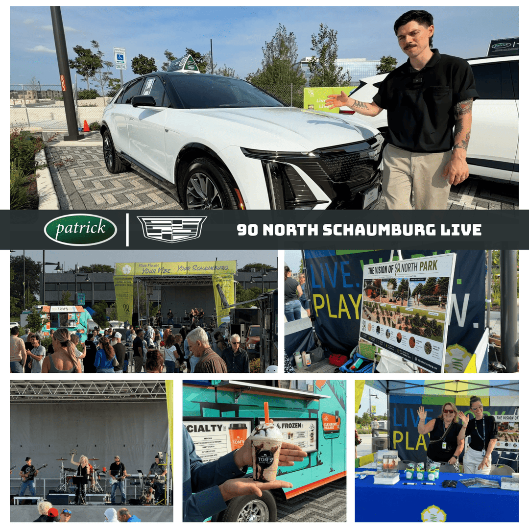 Schaumburg Live at 90 North event featuring Patrick Cadillac and the Cadillac LYRIQ