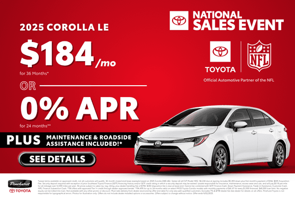 <strong><center>New 2025 Toyota Corolla LE</strong></center>