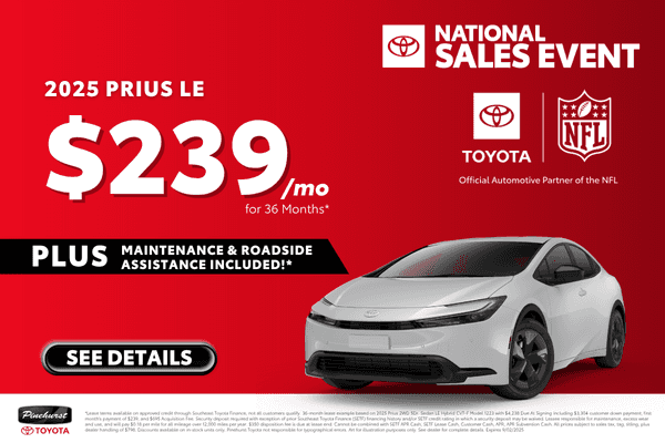 <strong><center>New 2025 Toyota Prius LE</strong></center>