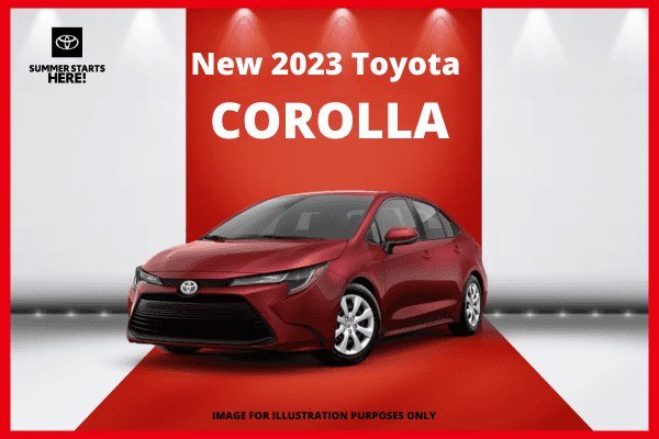 <center><strong>New 2023 Toyota Corolla LE</strong></center>