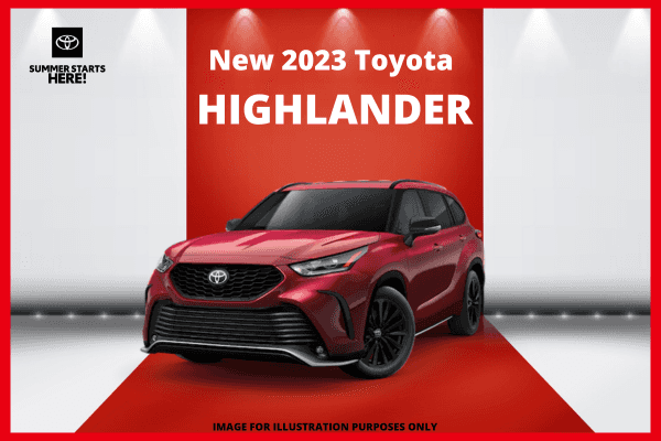 <strong><center>New 2023 Toyota Highlander LE</strong></center>