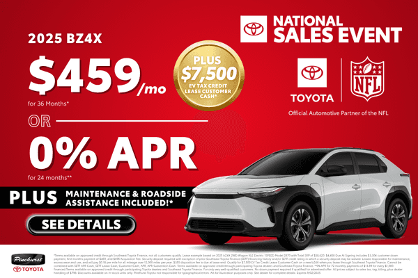 <strong><center>2025 Toyota bZ4x</strong></center>