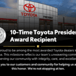 10-time Toyota President's Award Recipient