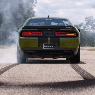 rear Dodge Challenger