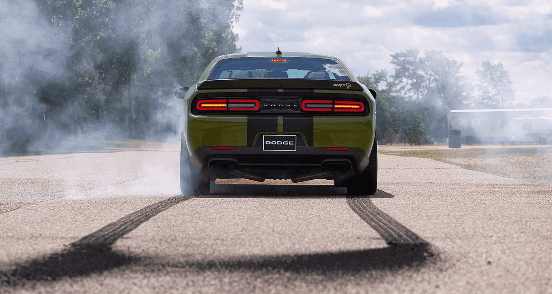 rear Dodge Challenger