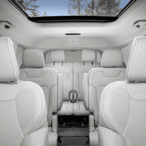 Interior 3 rows of Seating