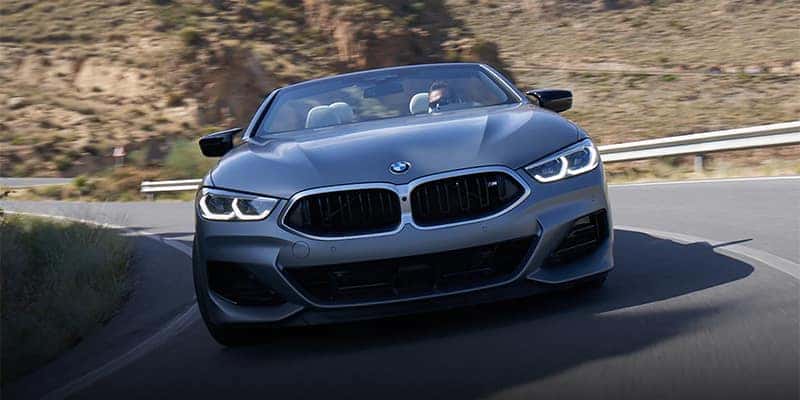 BMW 8 Series Convertible Driving