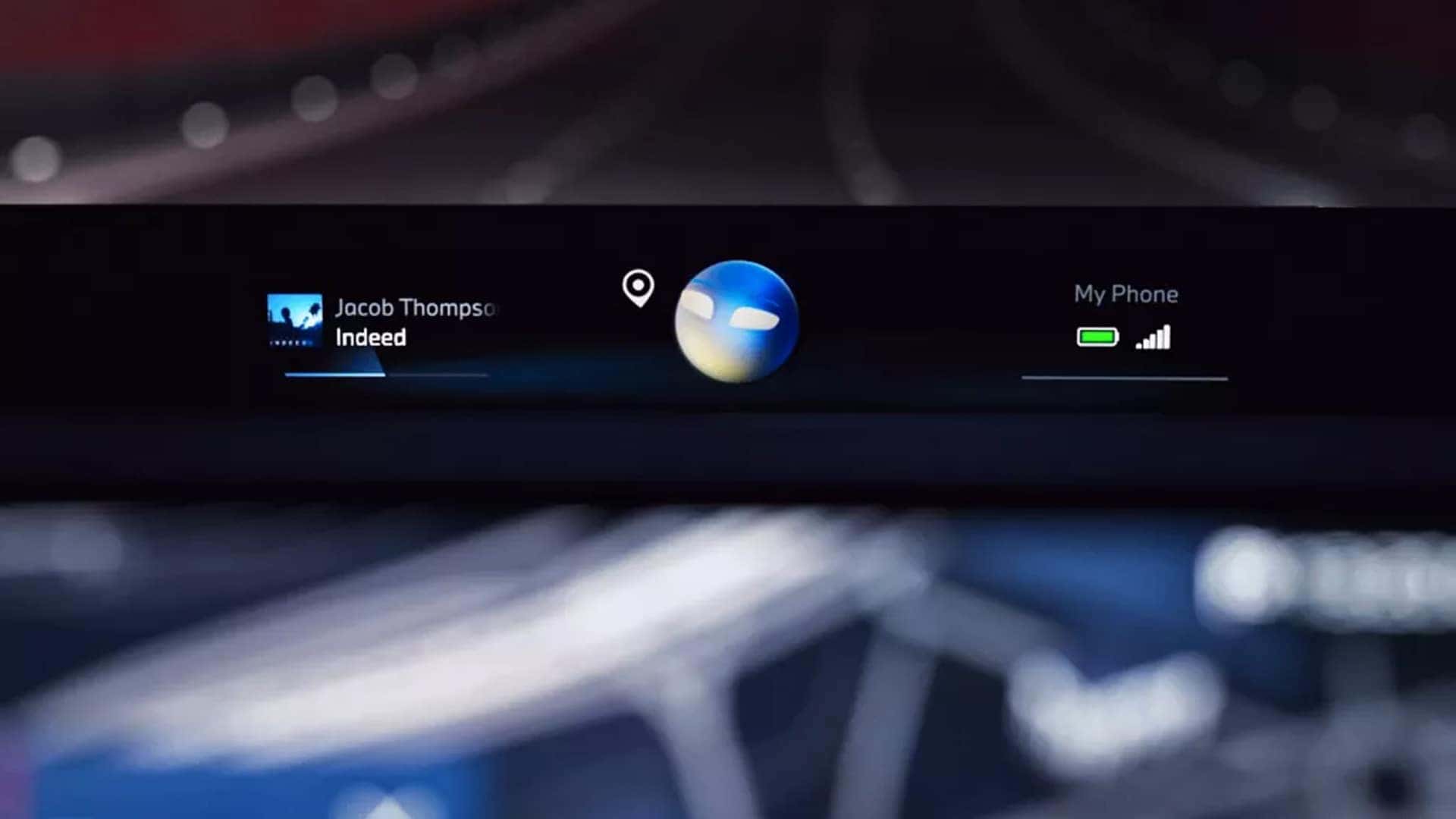 close up screen bmw ix3