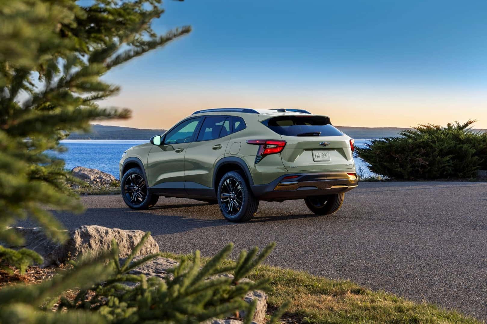 The Fine Back Exterior Of The Affordable 2024 Chevy Trax, The Most Affordable Chevy