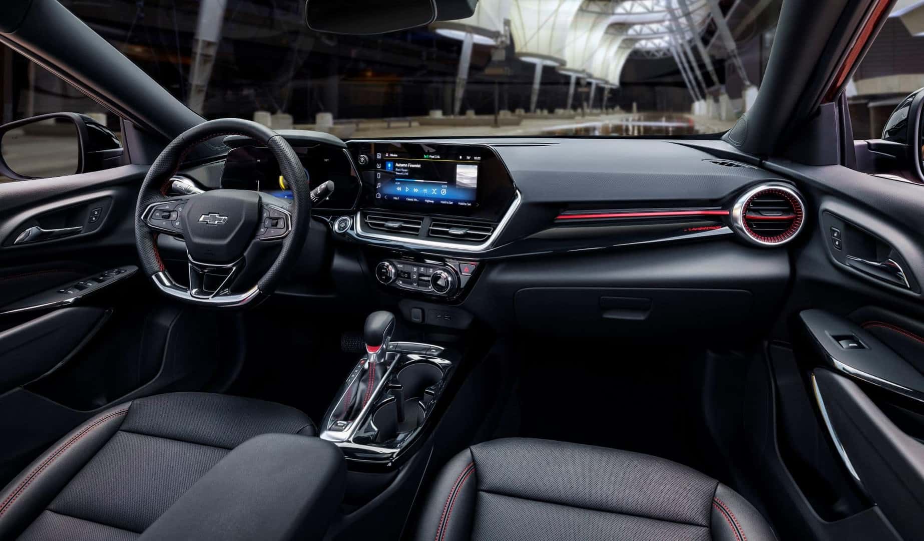 The Magnificent Front Interior Of The Amazing 2024 Chevrolet Trax