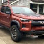 The 2024 Chevy Colorado ZR2 In A Driveway