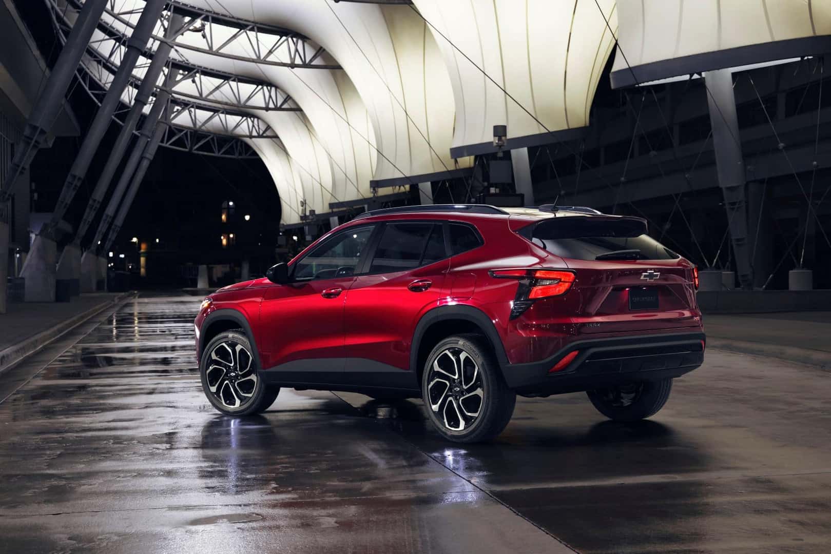 The Back Exterior Of The 2024 Chevy Trax