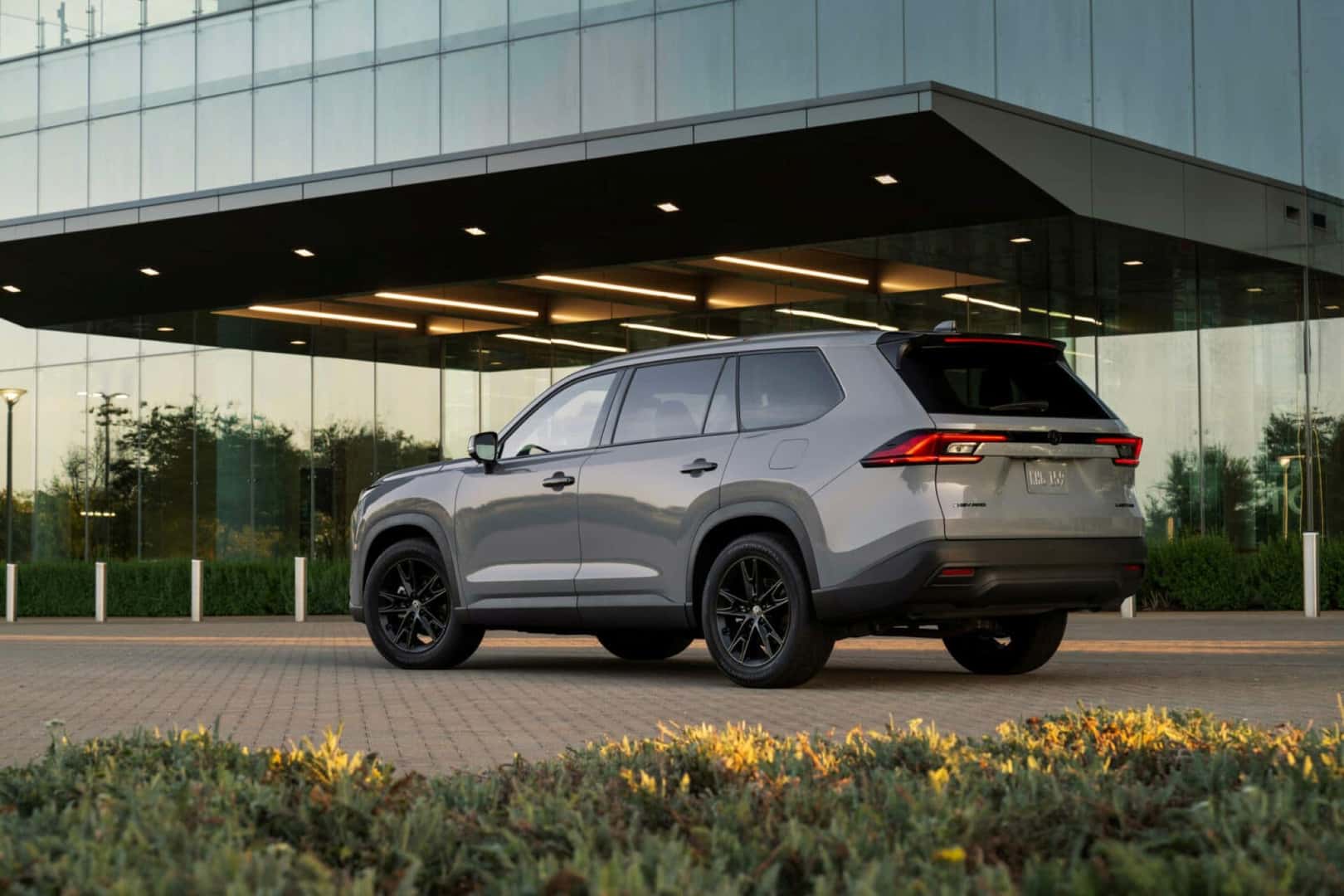 The 2025 Toyota Grand Highlander's Exterior, Nightshade Cement Color,