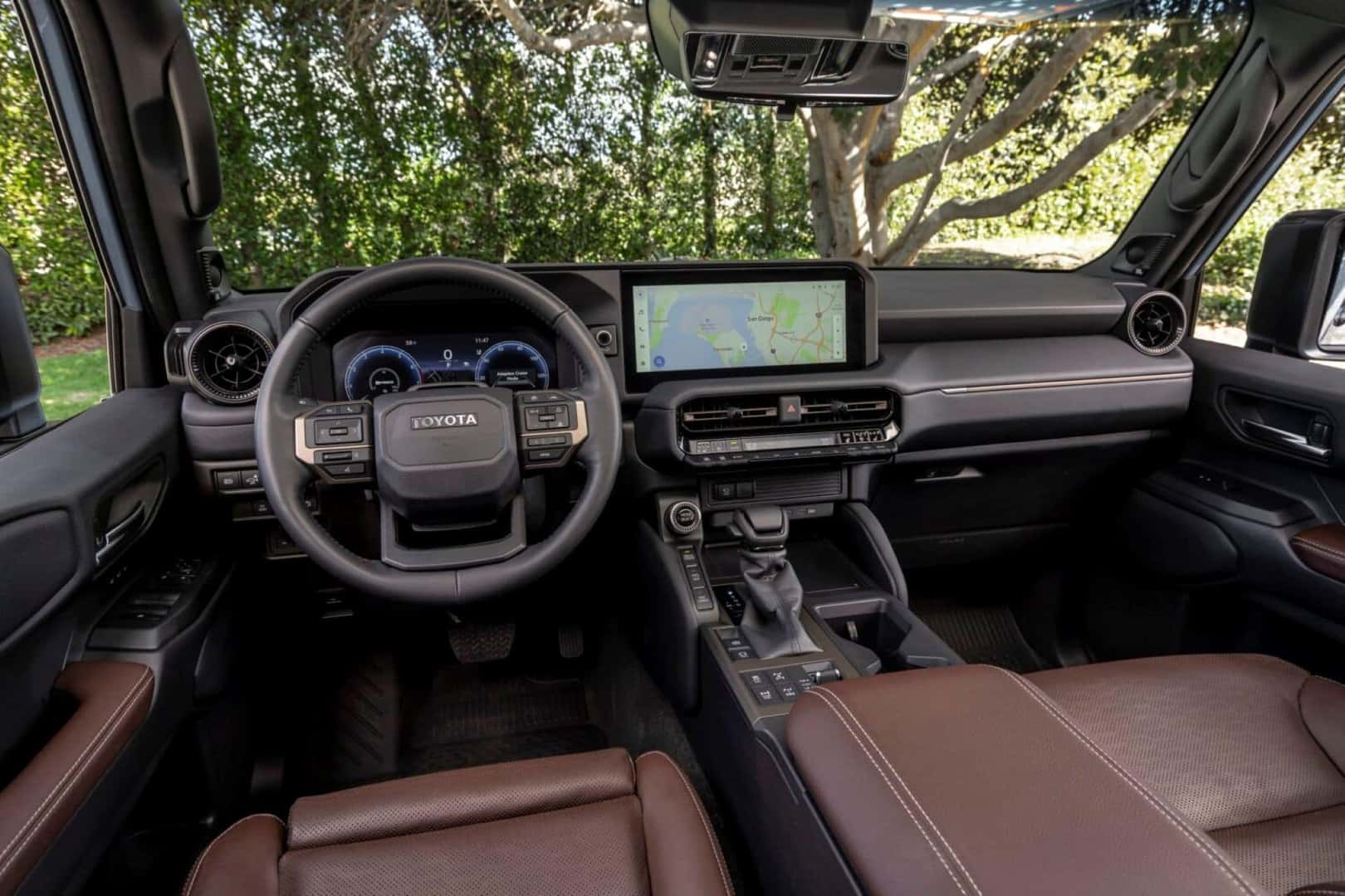 The Amazing 2025 Toyota Land Cruiser's Front Interior