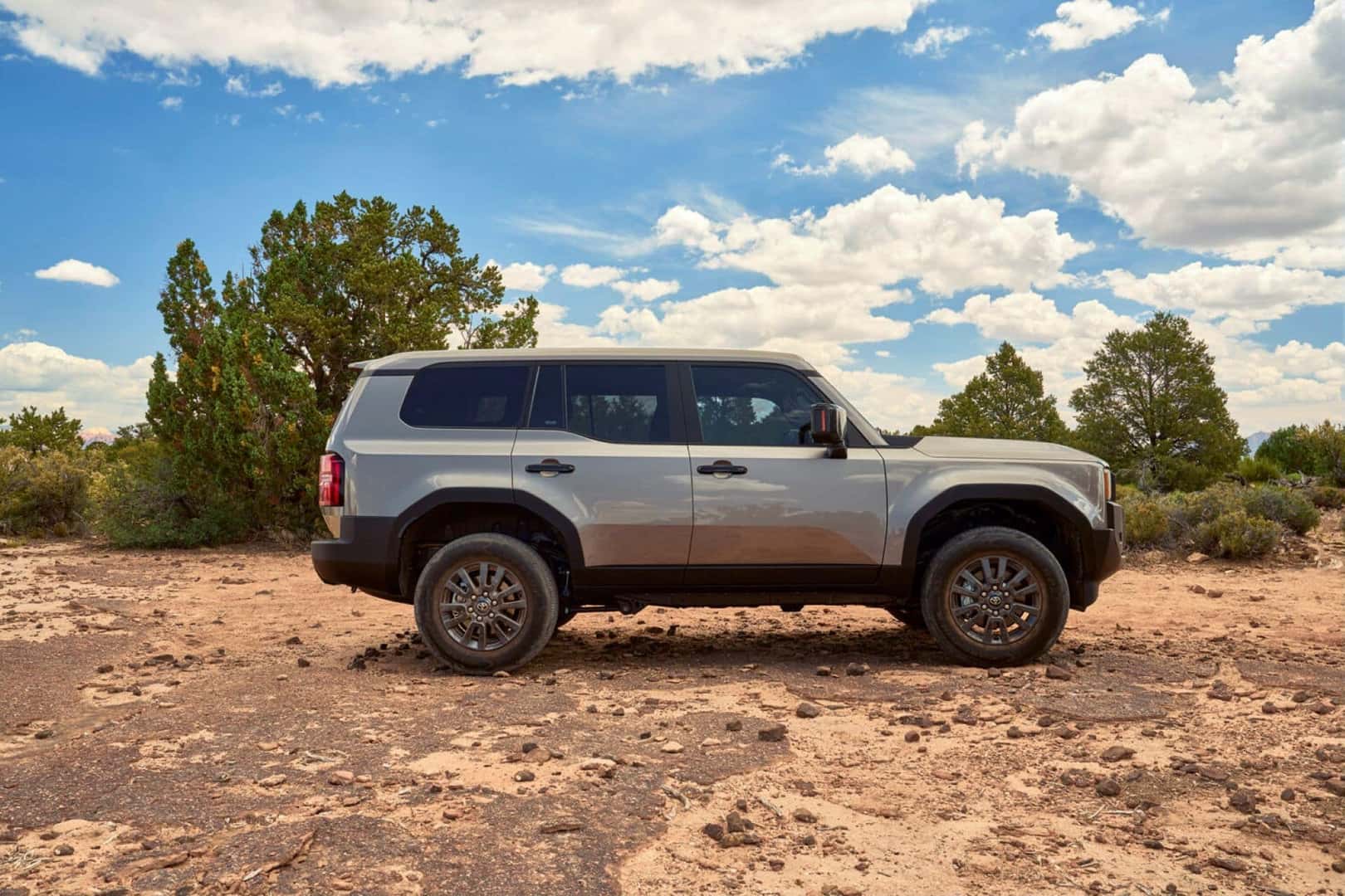 The Side Profile Of The Dependable 2025 Toyota Land Cruiser