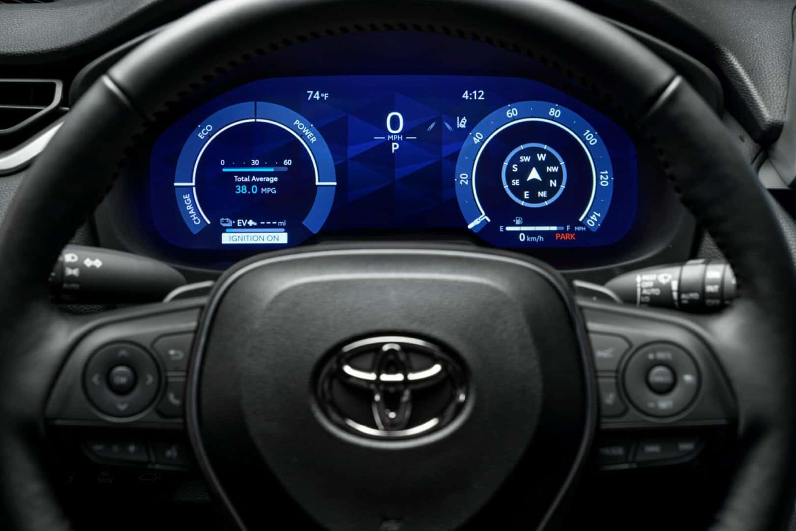 The Steering Wheel Of The 2025 Toyota RAV4