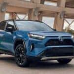 The Blue 2025 Toyota RAV4 Hybrid