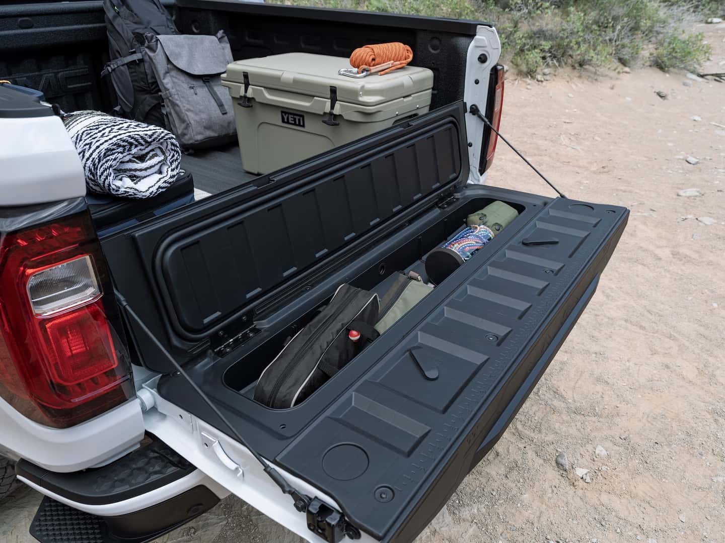 GMC Canyon AT4 Rear Bed Storage