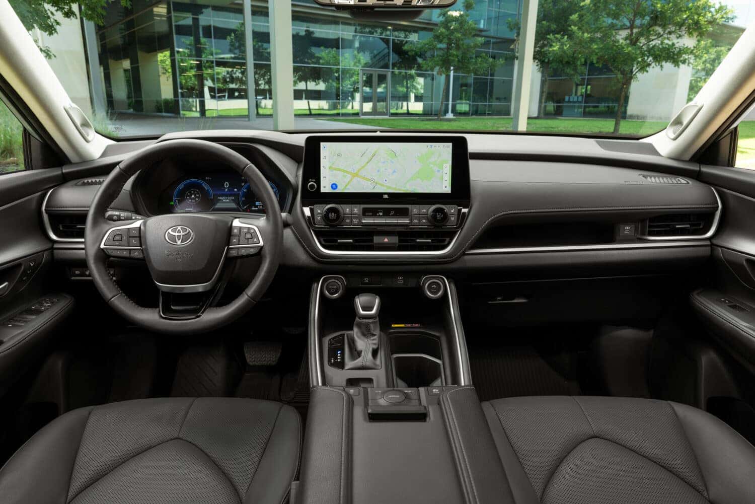 2025 Toyota Grand Highlander Nightshade Interior Dash View