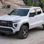 New GMC Canyon AT4 Front Side View Off Road