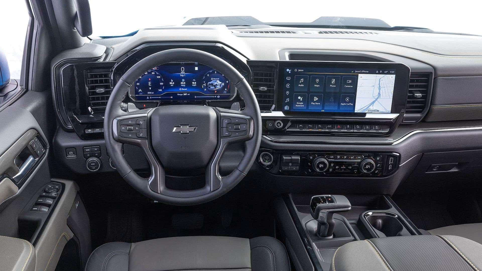 The Ferocious But Family Friendly Front Interior Of The Chevy Silverado